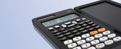Calculator with drawing tablet