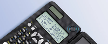 Calculator with drawing tablet
